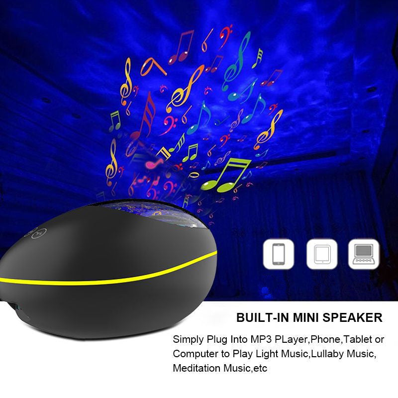 Ocean Wave Projector Bluetooth-compatible