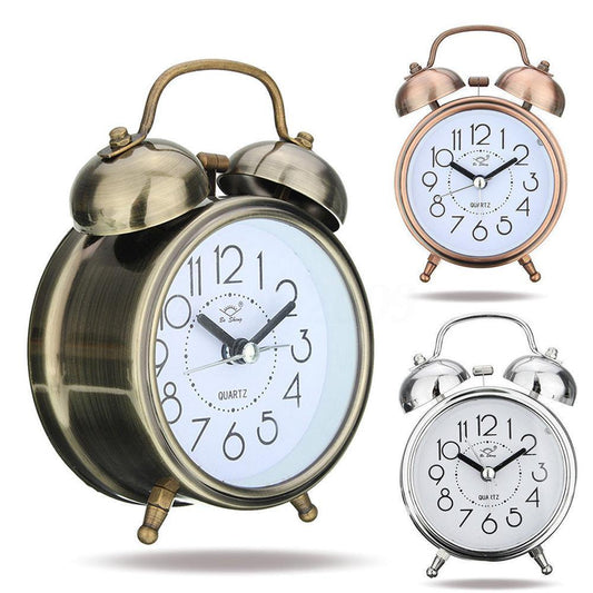 Classic Double Bells Quartz Alarm Clock