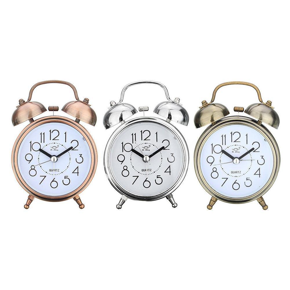 Classic Double Bells Quartz Alarm Clock