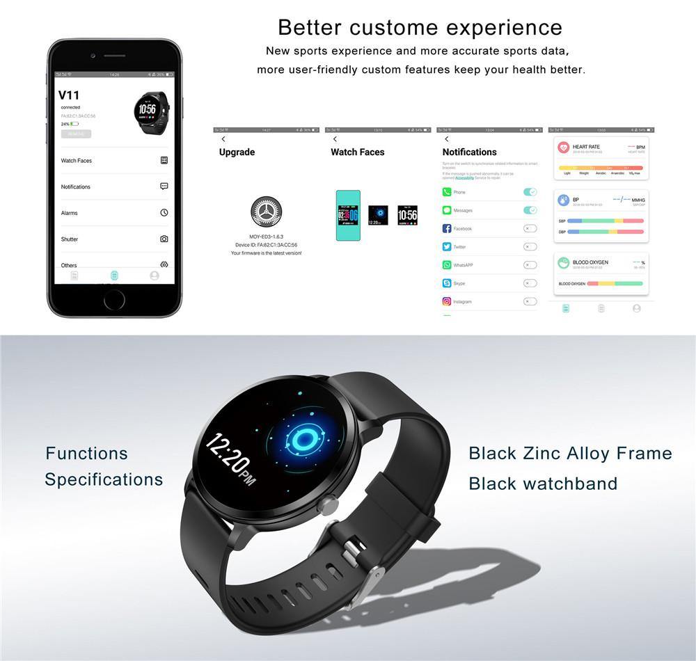 Fitness Tracker Smartwatch IP67 Waterproof