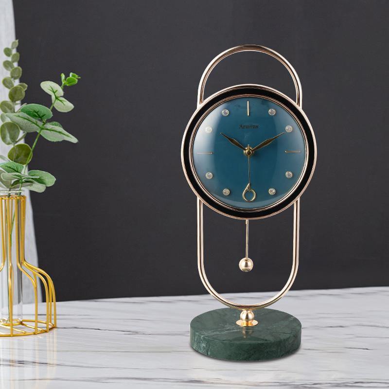 European Marble Light Luxury Clock - WATCHIT STORE