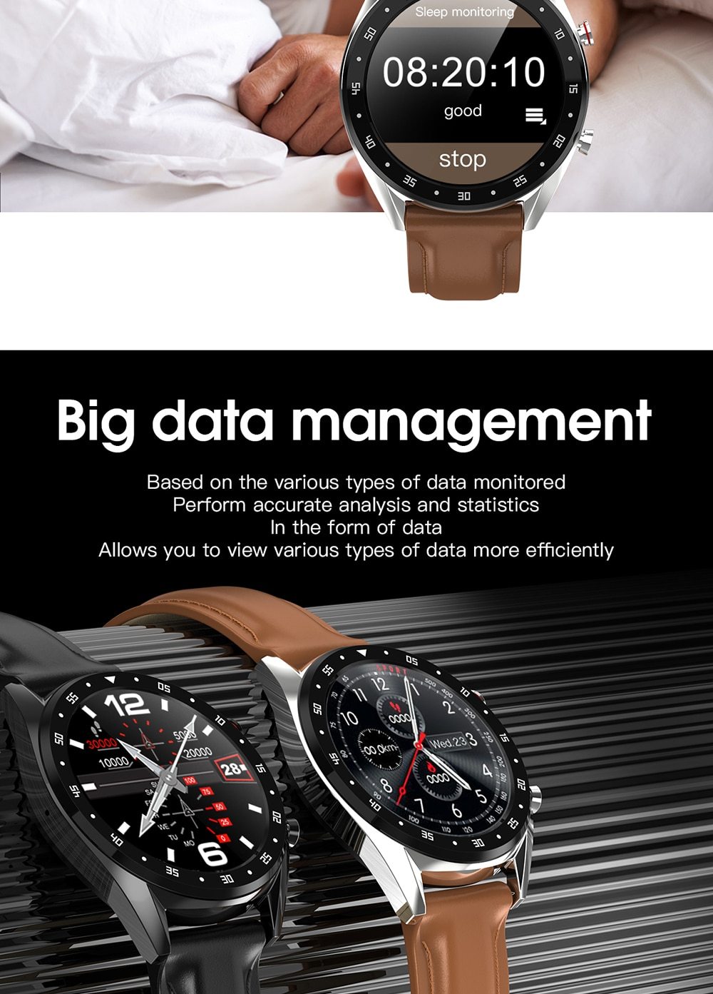 Smart Watch Full Round Touch Screen