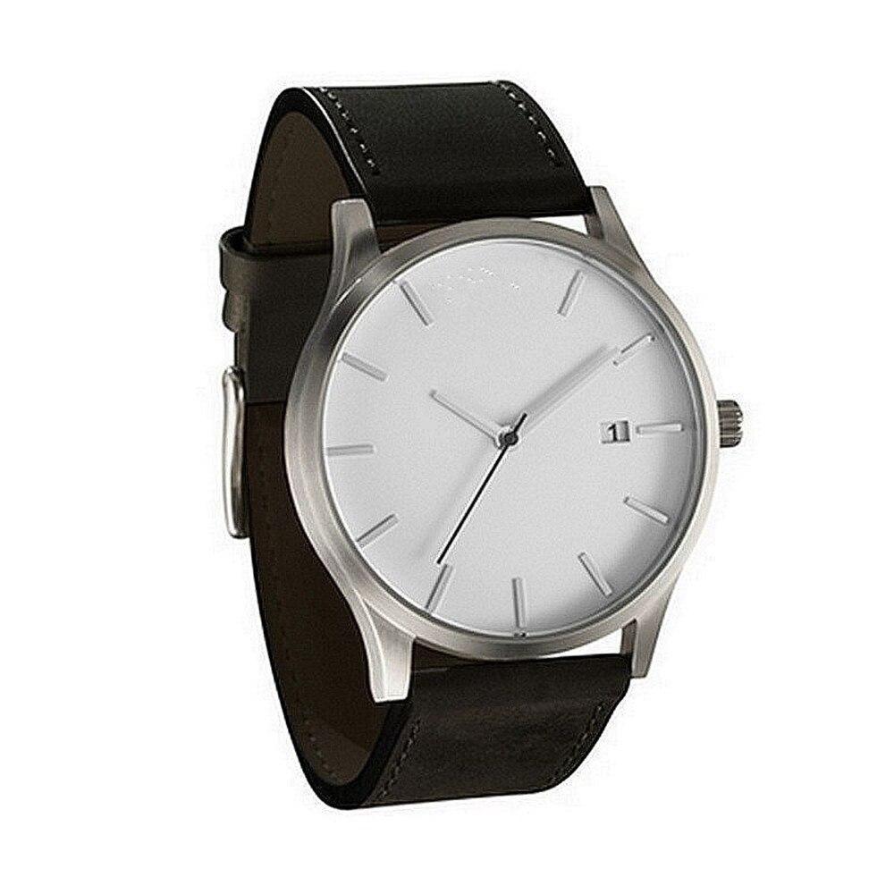 Analog Quartz Leather Band Watch