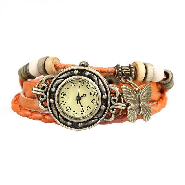 Women Retro Bracelet Wrist Watch