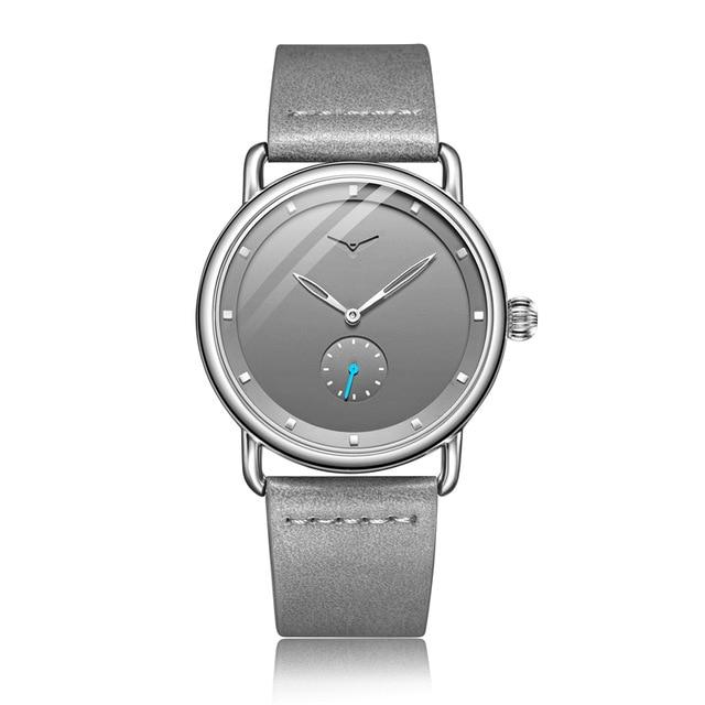 Elegant smooth design Quartz Wristwatch